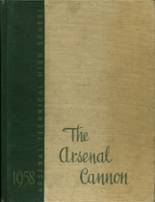 1958 Arsenal Technical High School 716 Yearbook from Indianapolis, Indiana cover image