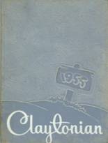 Clay City Community High School 1955 yearbook cover photo