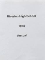 Riverton High School 1948 yearbook cover photo