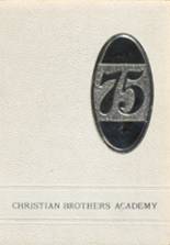 Christian Brothers Academy 1975 yearbook cover photo