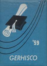 Germantown High School 1959 yearbook cover photo