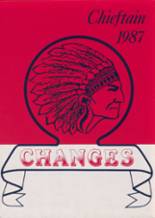Peebles High School 1987 yearbook cover photo