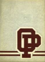 Orchard Park High School 1955 yearbook cover photo