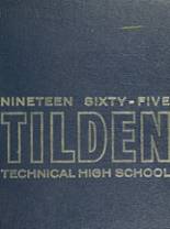 Tilden Technical High School 1965 yearbook cover photo