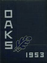 Muskegon Heights High School 1953 yearbook cover photo