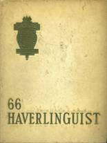 Haverling High School 1966 yearbook cover photo