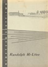 Randolph East Mead High School 1962 yearbook cover photo