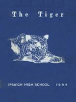 Ipswich High School 1954 yearbook cover photo