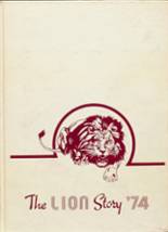 Blanchard High School 1974 yearbook cover photo