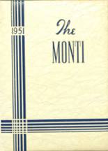 Monticello High School 1951 yearbook cover photo