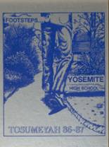 Yosemite High School 1987 yearbook cover photo