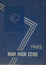 Man High School 1965 yearbook cover photo