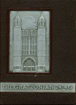 Gratz High School 1940 yearbook cover photo