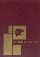Homer High School 1971 yearbook cover photo