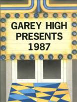 Garey High School 1987 yearbook cover photo