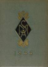 St. Mary's Academy 1955 yearbook cover photo