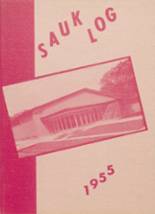 Sauk City High School 1955 yearbook cover photo