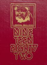 Liberal High School 1982 yearbook cover photo