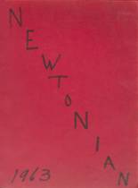 Newton High School 1963 yearbook cover photo