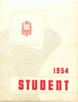 Port Huron High School 1954 yearbook cover photo