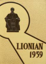 Lincoln High School 1959 yearbook cover photo