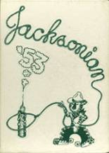 Jackson High School 1953 yearbook cover photo