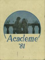 Academy High School 1981 yearbook cover photo