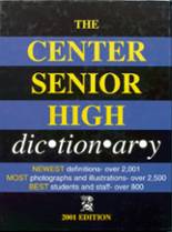Center High School 2001 yearbook cover photo