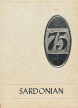 Sardis High School 1975 yearbook cover photo