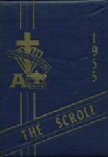 Augustinian Academy 1955 yearbook cover photo