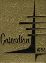 Cascade Union High School 1958 yearbook cover photo