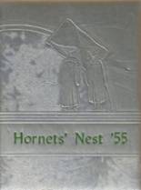 Hooks High School 1955 yearbook cover photo