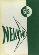 Nevada High School 1958 yearbook cover photo