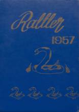 Provo High School 1957 yearbook cover photo