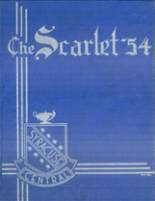 Syracuse Central High School 1954 yearbook cover photo