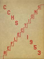 Clinton County High School 1953 yearbook cover photo