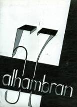 Alhambra High School 1957 yearbook cover photo
