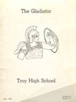 Troy High School 1952 yearbook cover photo