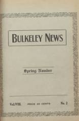 1921 Bulkeley School Yearbook from New london, Connecticut cover image