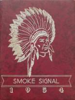 Carlisle-Haddon High School 1954 yearbook cover photo