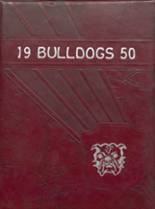 Buda High School 1950 yearbook cover photo