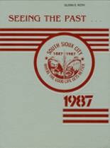 South Sioux City High School 1987 yearbook cover photo