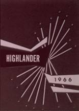 Highland High School 1966 yearbook cover photo