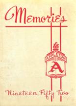 Appleton-Appleton West High School 1952 yearbook cover photo