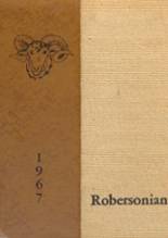 Robersonville High School 1967 yearbook cover photo