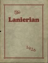 Lanier Township High School 1926 yearbook cover photo