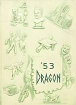 Pine City High School 1953 yearbook cover photo