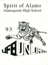 Alamogordo High School 1993 yearbook cover photo