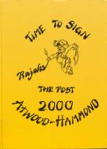 Atwood-Hammond High School 2000 yearbook cover photo