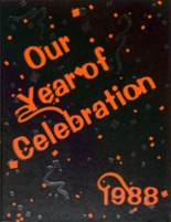 Clarion Area High School 1988 yearbook cover photo